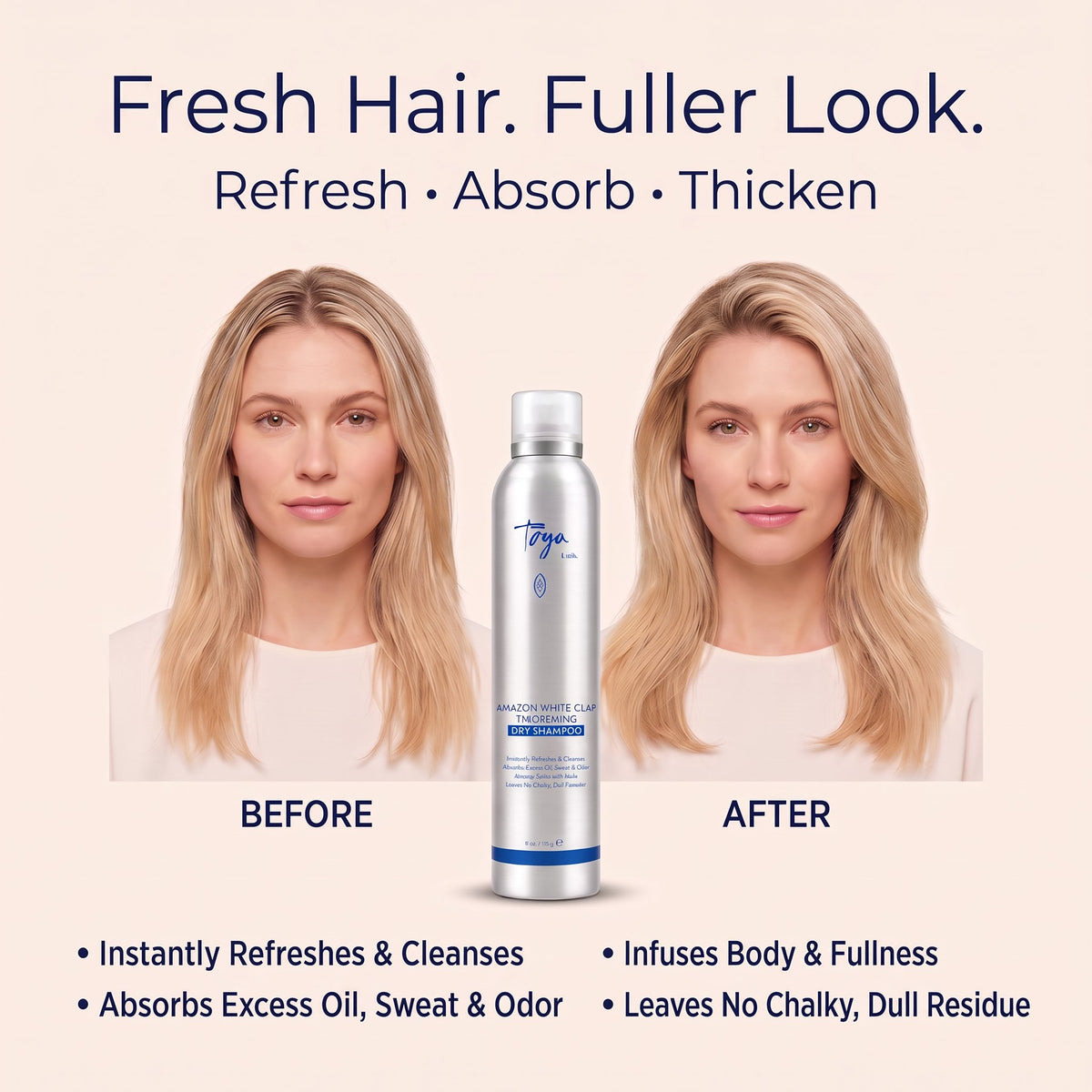 Amazon White Clay Thickening Dry Shampoo