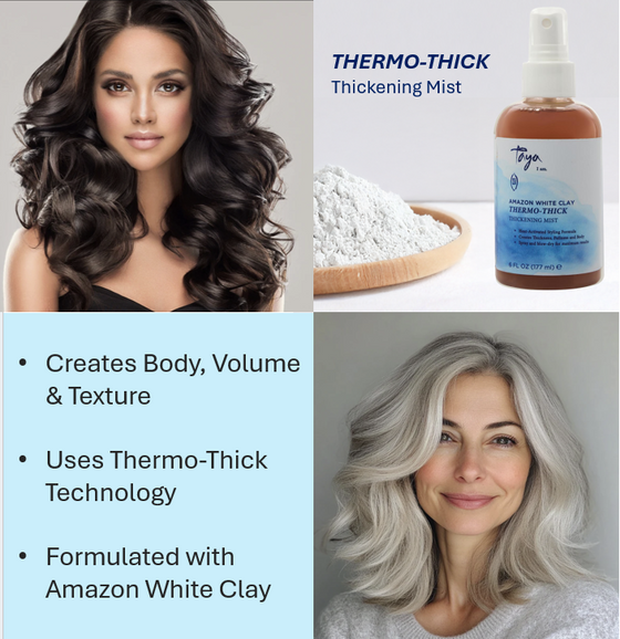 NEW! Amazon White Clay THERMO-THICK Thickening Mist