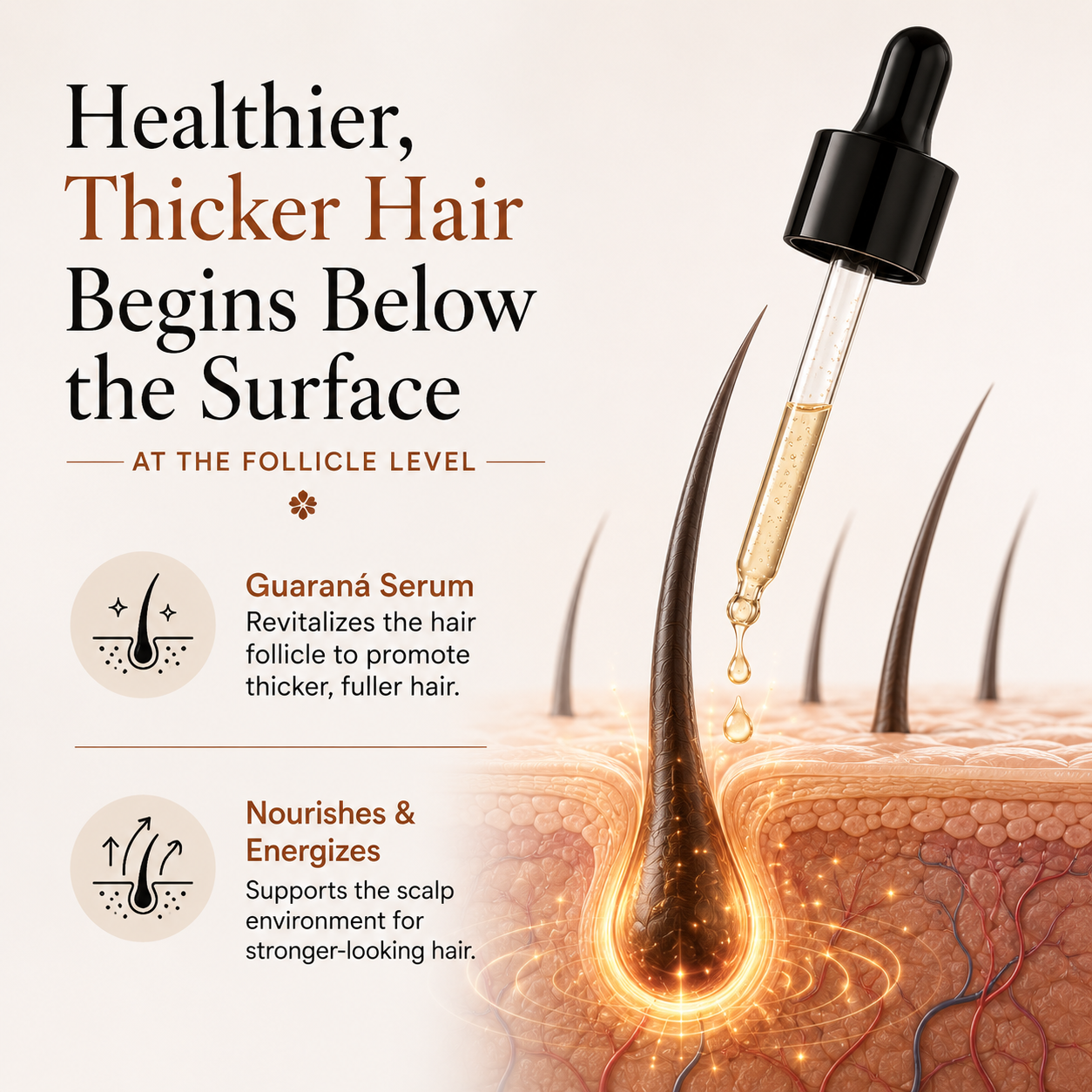 Guaraná Scalp Serum for Thinning Hair – 2 fl oz