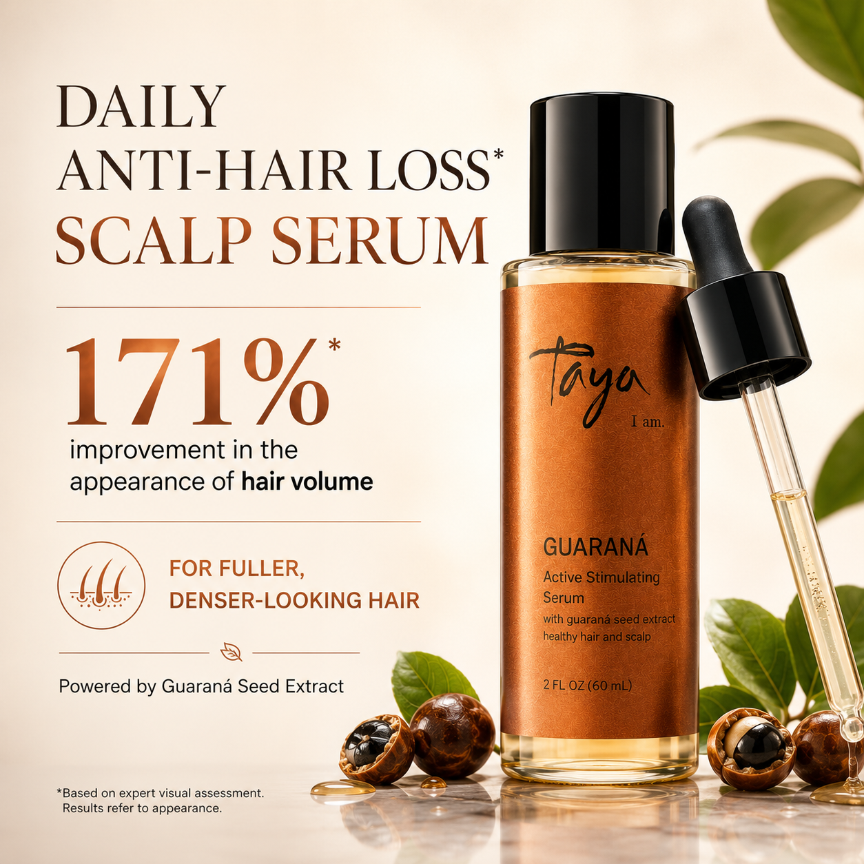 Guaraná Scalp Serum for Thinning Hair – 2 fl oz
