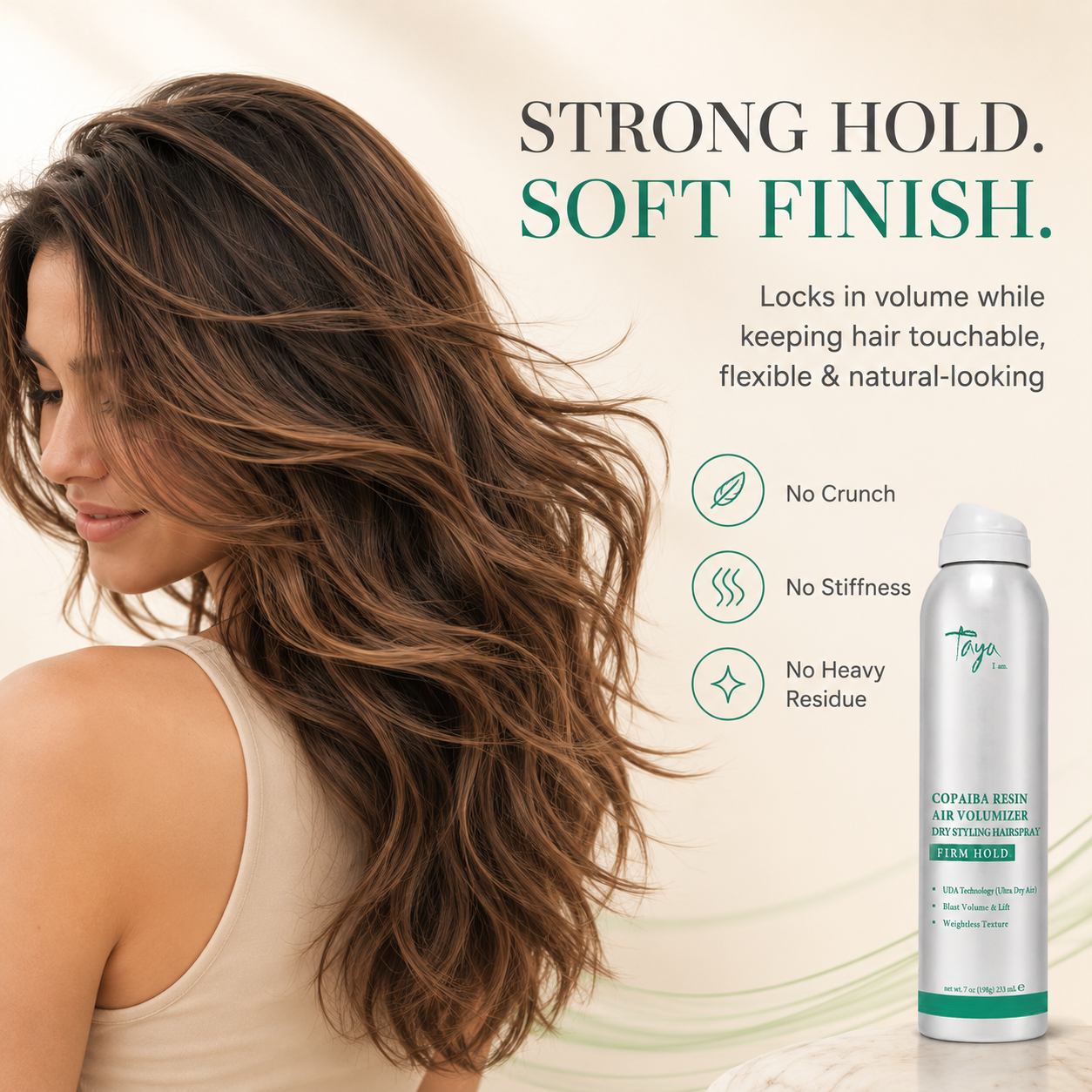 Copaiba Resin Air Volumizer™ Dry Volumizing Hairspray