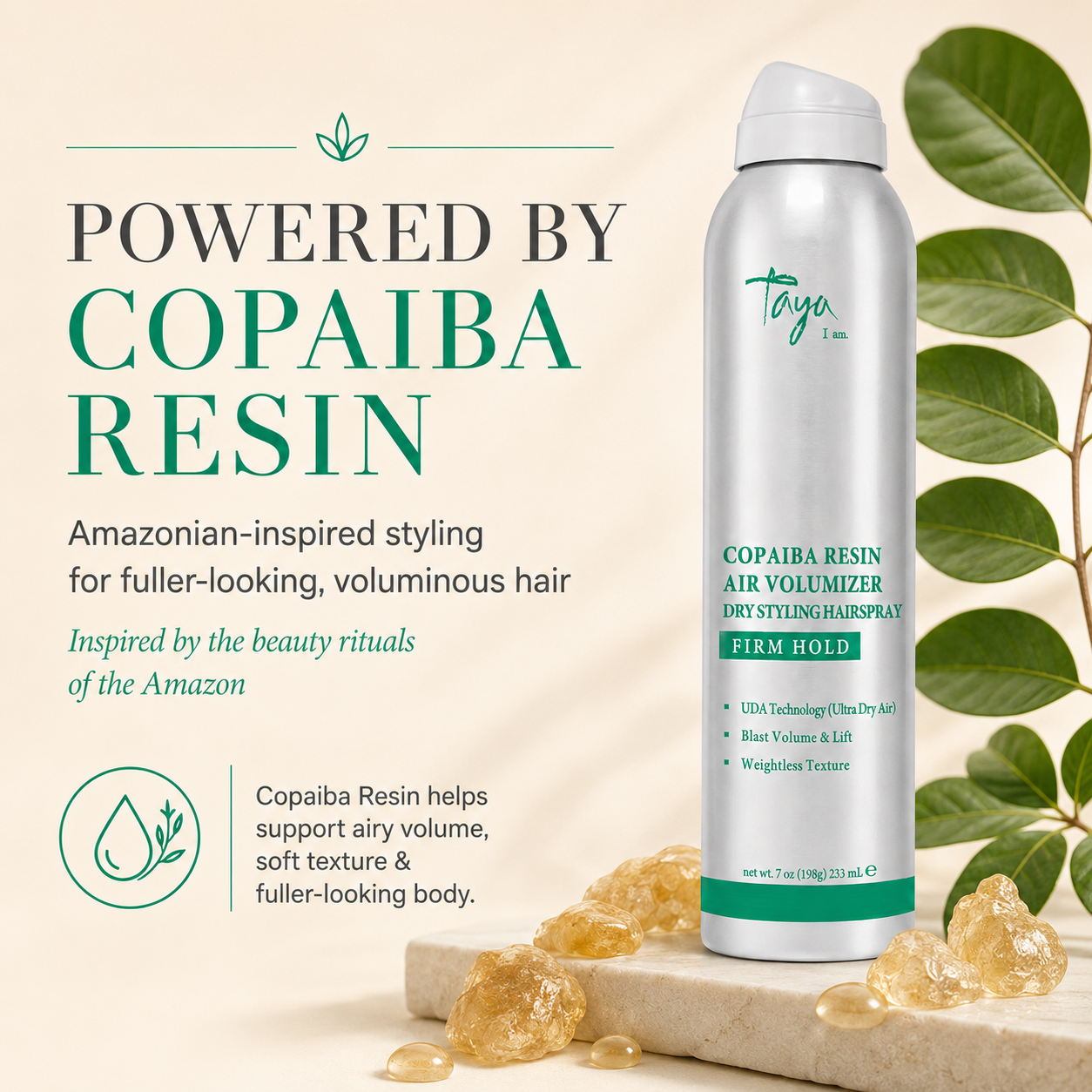 Copaiba Resin Air Volumizer™ Dry Volumizing Hairspray