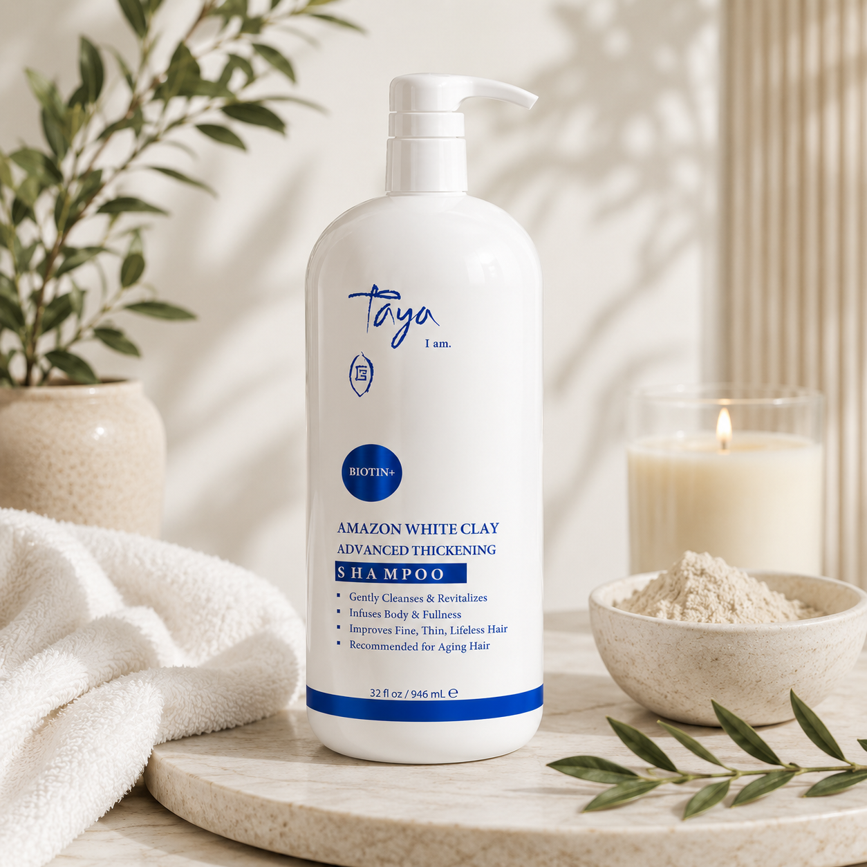 Amazon White Clay Thickening Shampoo- Jumbo Size - 32 oz.