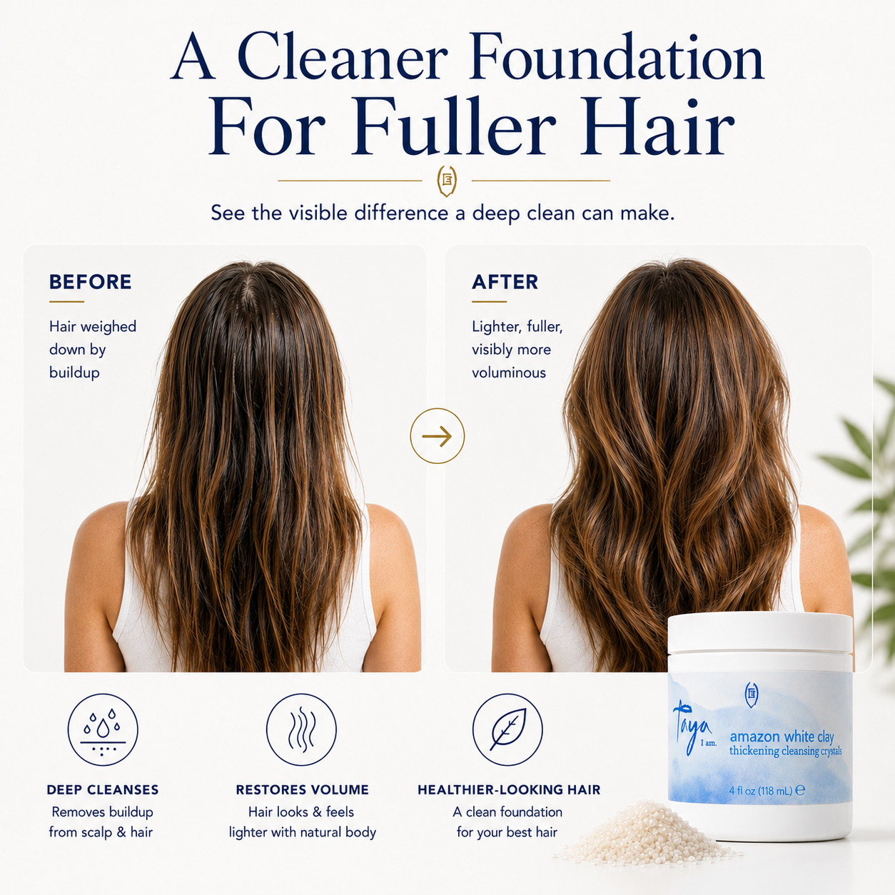 AMAZON WHITE CLAY THICKENING CLEANSING SCRUB