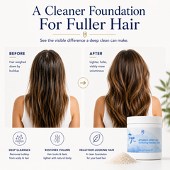 AMAZON WHITE CLAY THICKENING CLEANSING SCRUB