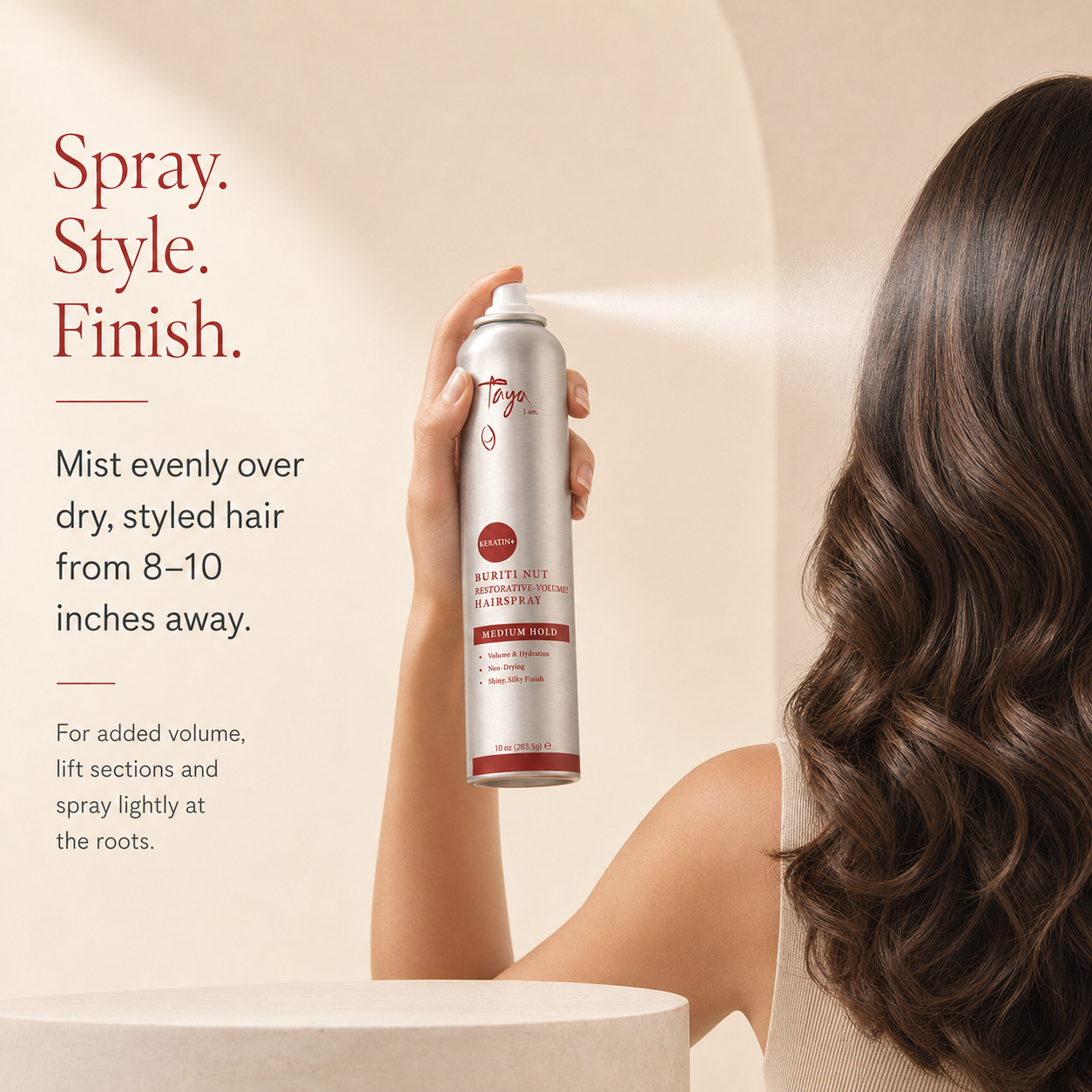 Buriti Nut Restorative Volume Hairspray