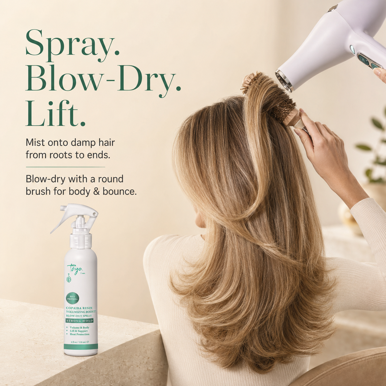 NEW! COPAIBA RESIN VOLUMIZING BOOST BLOW-OUT SPRAY