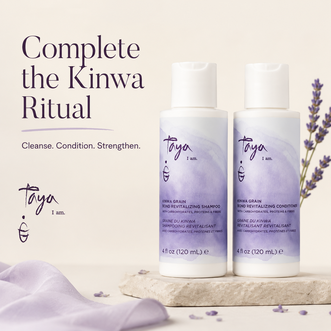 KINWA GRAIN BOND REVITALIZING SHAMPOO, 4 fl oz.