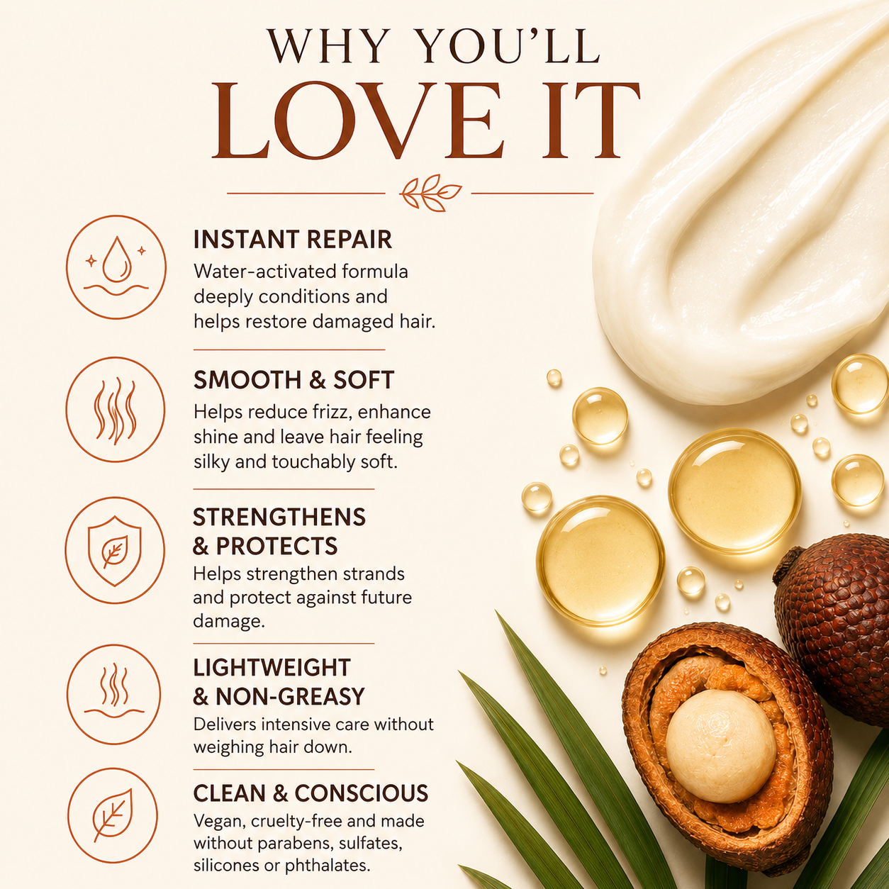 Buriti Nut Intensive Repair Liquid Spray Mask