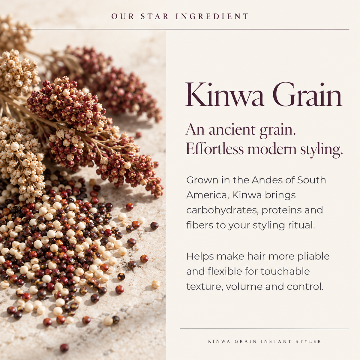 Kinwa Grain Instant Styler and Texturizing Spray