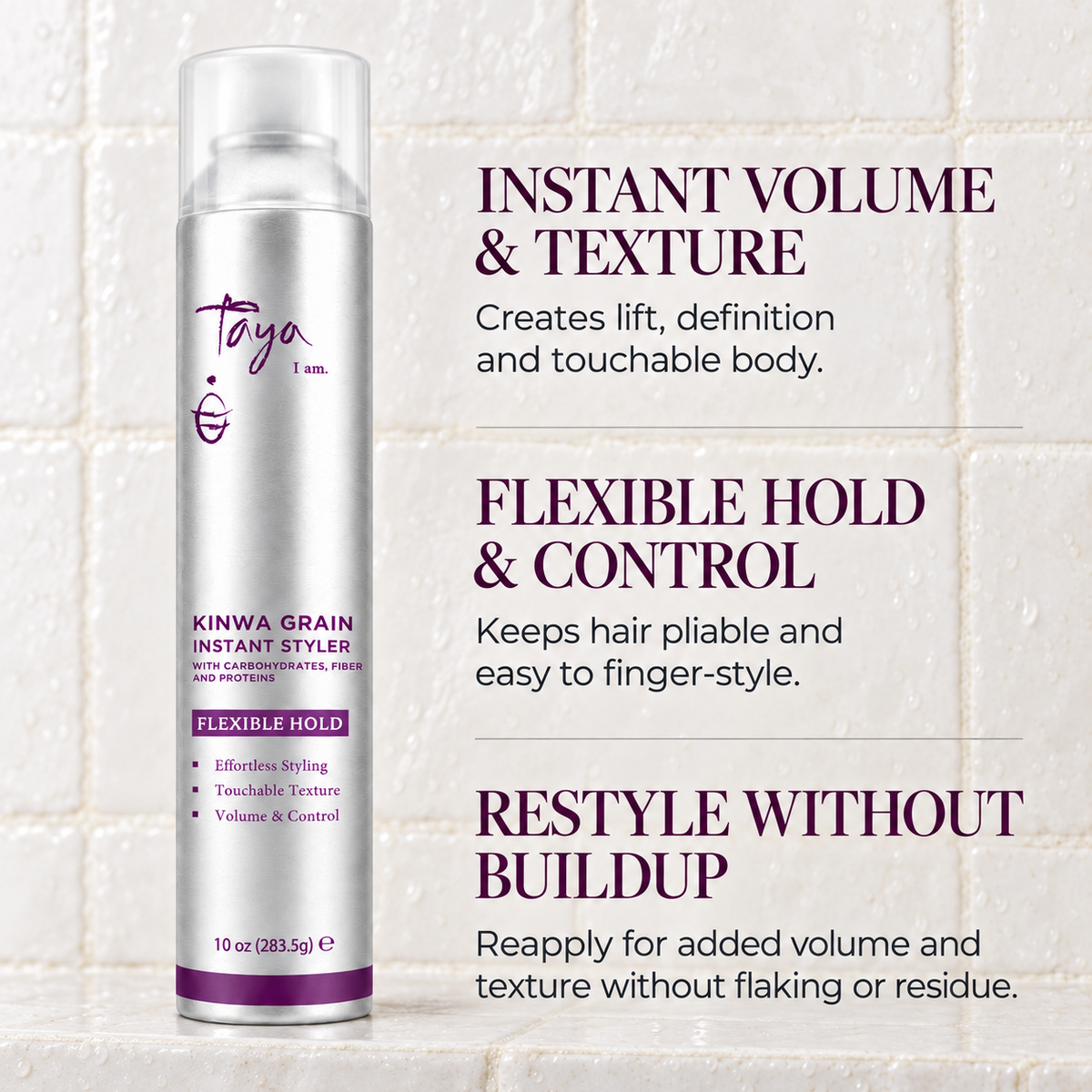 Kinwa Grain Instant Styler and Texturizing Spray