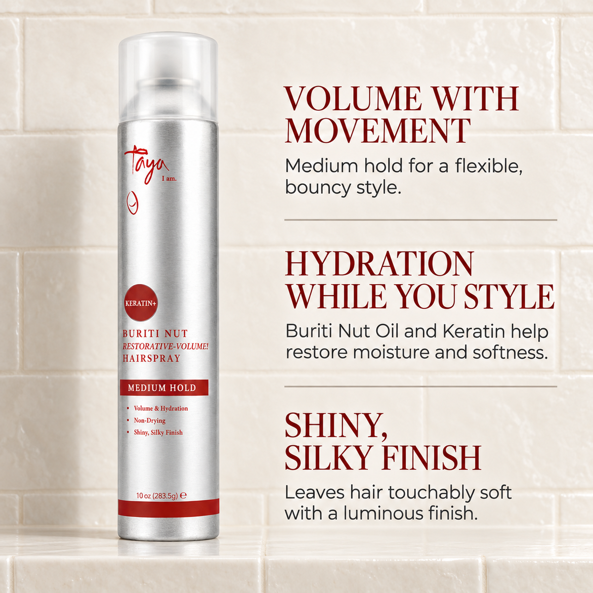 Buriti Nut Restorative Volumizing Hairspray