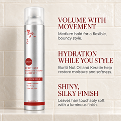 Buriti Nut Restorative Volumizing Hairspray