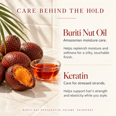 Buriti Nut Restorative Volumizing Hairspray